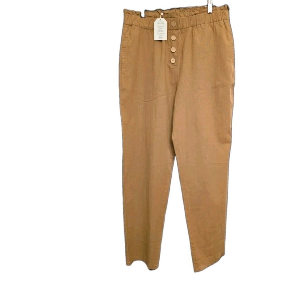 NWT Size XL Women's Ni Min Khaki Pants Boutique Inseam 28 inches